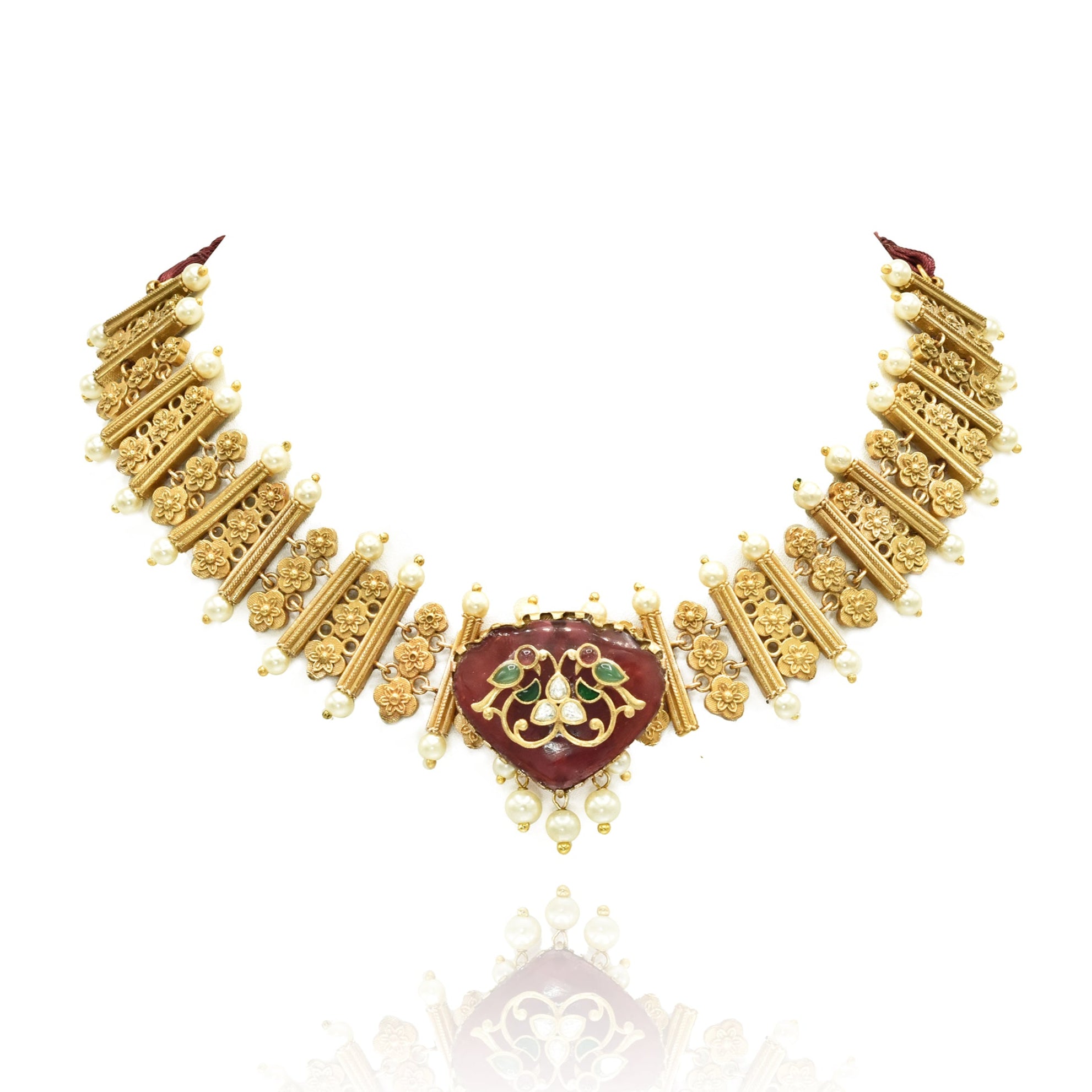 Ishaani Fusion Gold Set - The Pashm