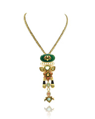 Tanishka Multicolor Pendant Necklace - The Pashm