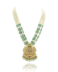 Aanchi Enameled Polki Set - The Pashm