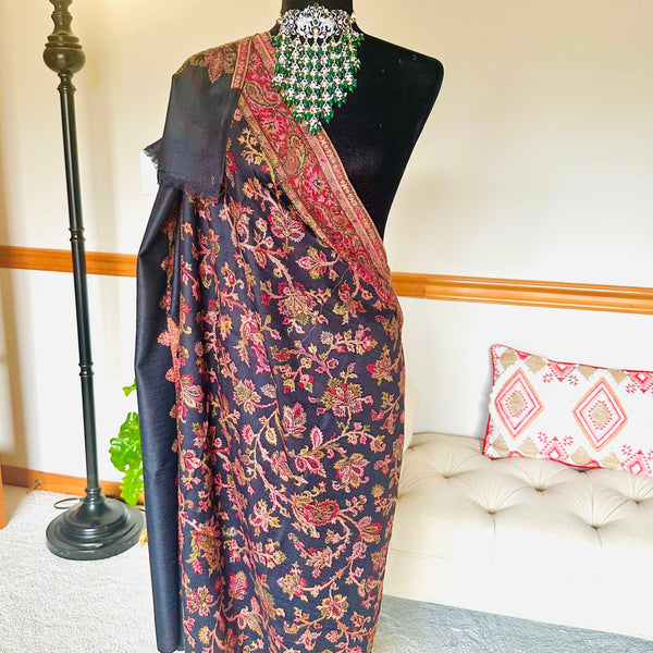 Paisley Wool Colorful Kani Shawl - The Pashm