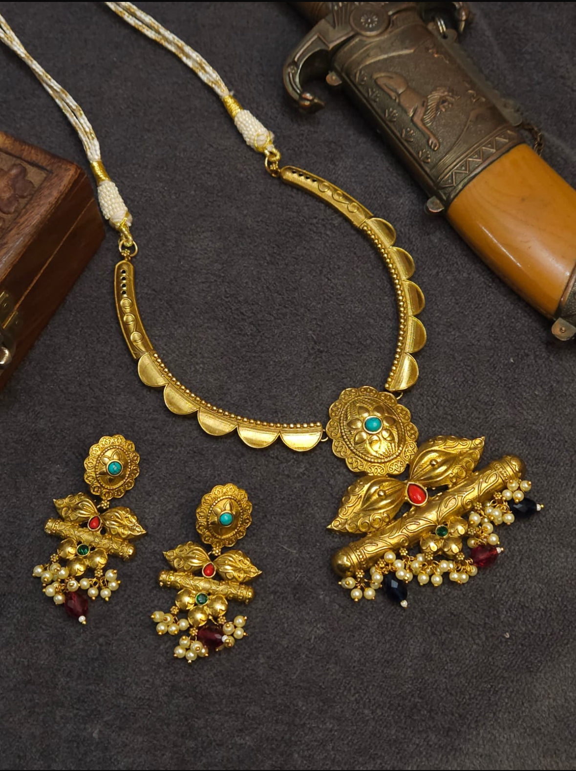 Lipika Fusion Gold Necklace - The Pashm
