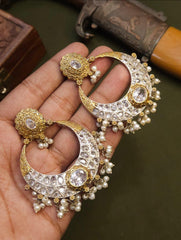 Nehra Chandbali Earrings - The Pashm
