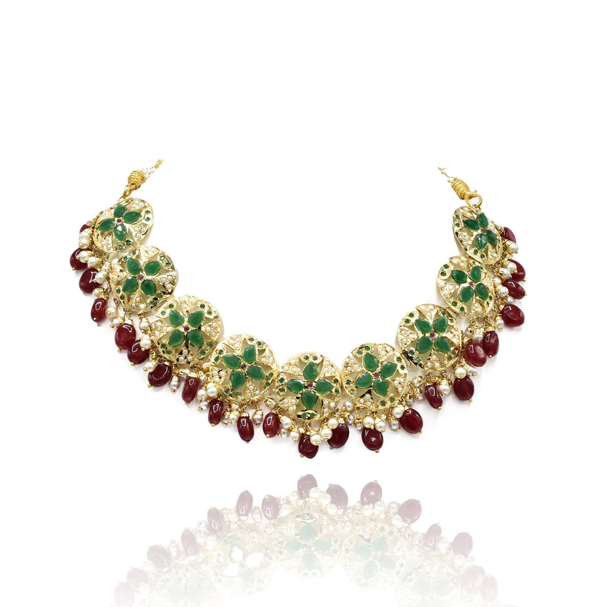 Mahira Jadau Necklace Set - The Pashm