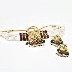 Nehmat Jadau Choker Set - The Pashm