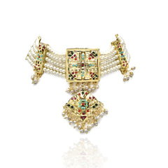 Ridhima Jadau Multicolor Stone Set - The Pashm