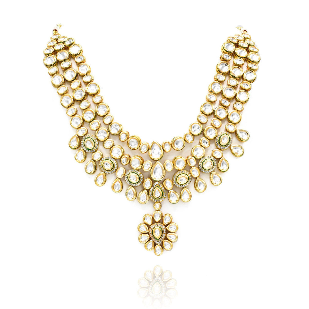 Maneet Kundan Necklace Set - The Pashm