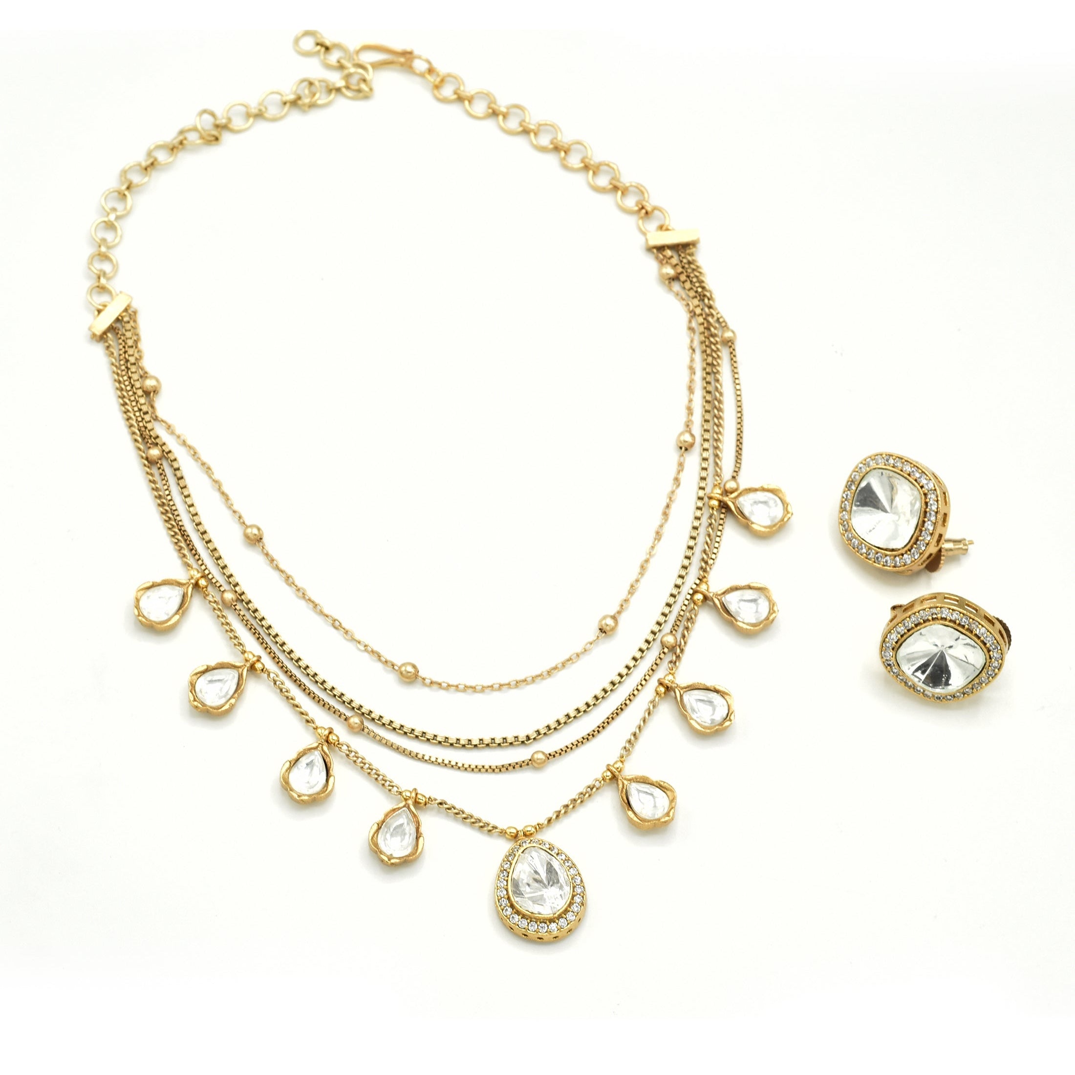 Regina Layered Charms Necklace - The Pashm