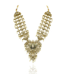 Malika Studded Lotus Haar Set - The Pashm
