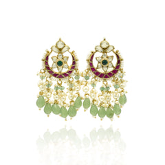 Maham Pachi Kundan Pendant Set - The Pashm