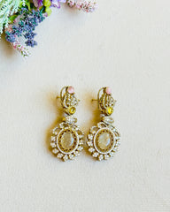 Abhisha Crystal Statement Earrings - the Pashm