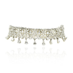 Siya Luxury American Diamond Choker Necklace - The pashm