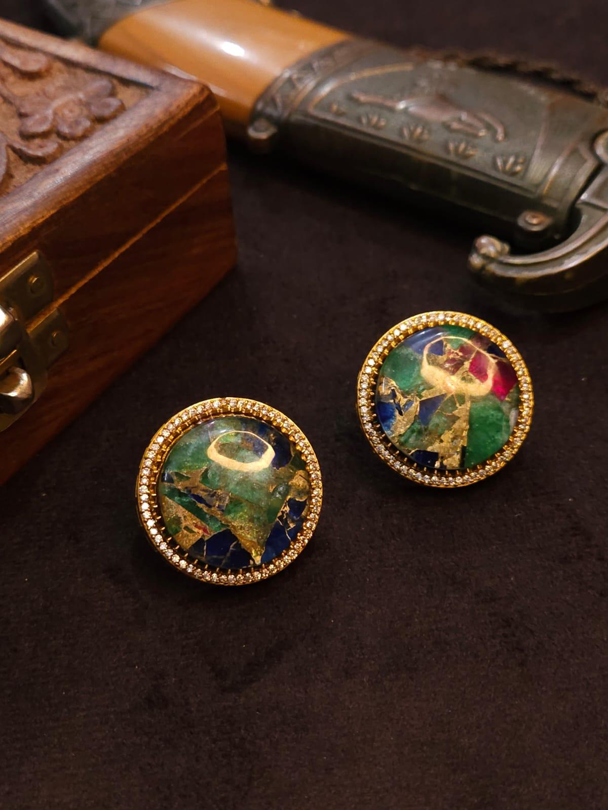 Chaitali Mosaic Studs - The Pashm