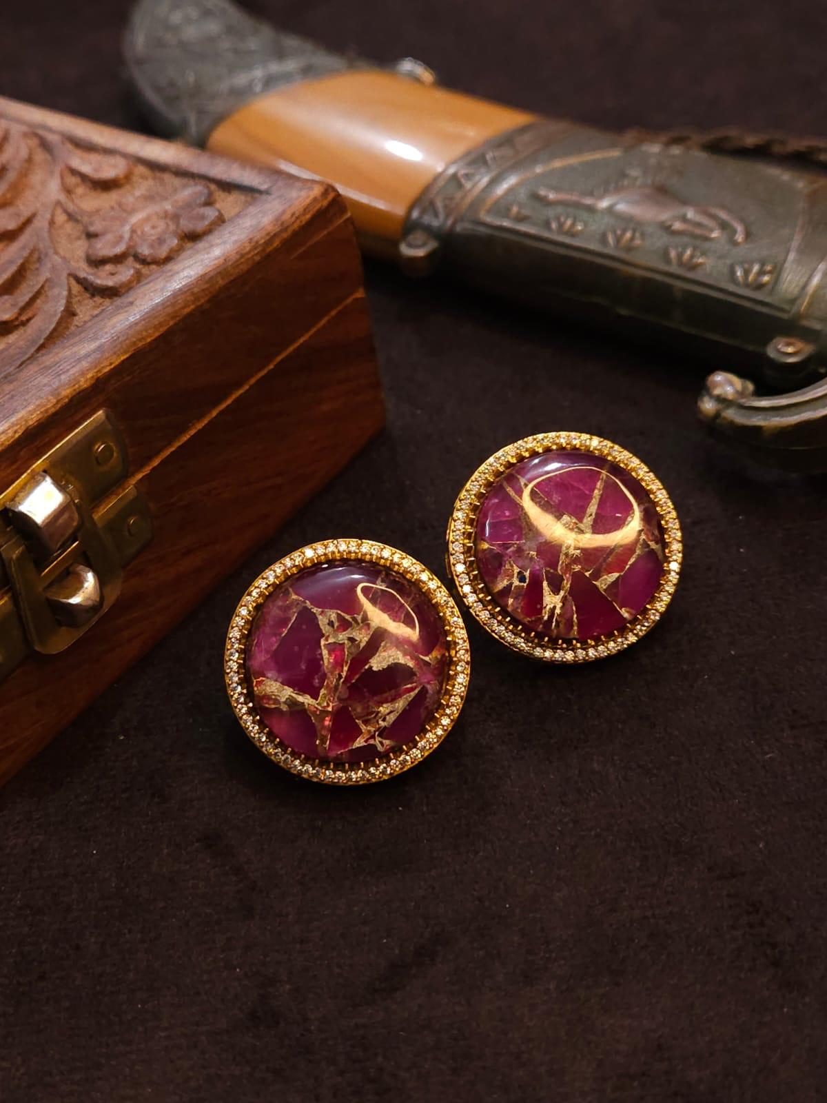 Chaitali Mosaic Studs - The Pashm