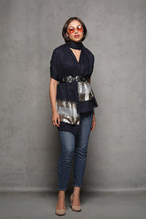 Two Color Sequin Cashmere Wrap - The Pashm