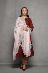 French Chantilly Lace Pashmina Shawl /Wrap - The Pashm