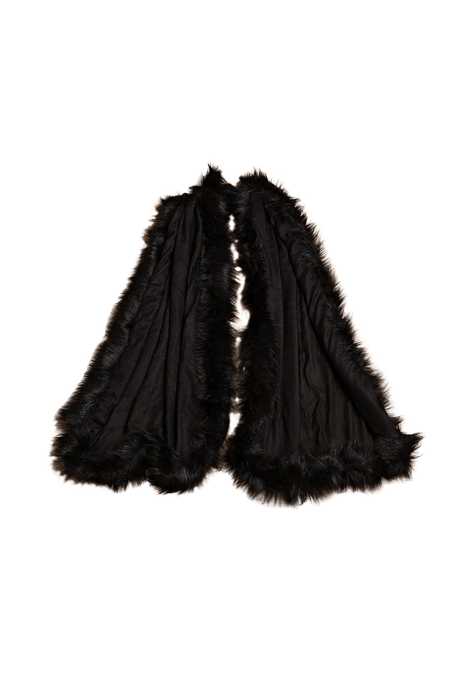 Plain Faux-Fur Wrap - The Pashm