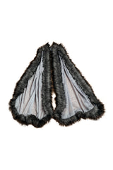 Plain Faux-Fur Wrap - The Pashm