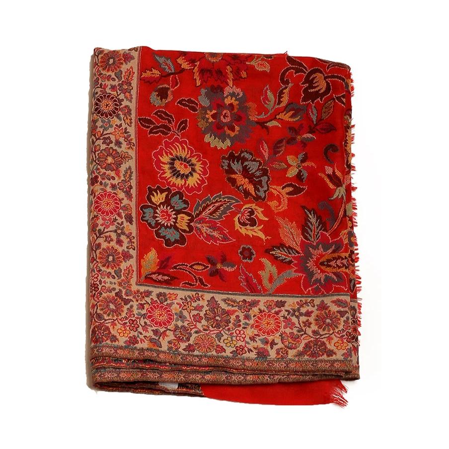 Jacobean Weave Pashmina Kani Shawl - The Pashm