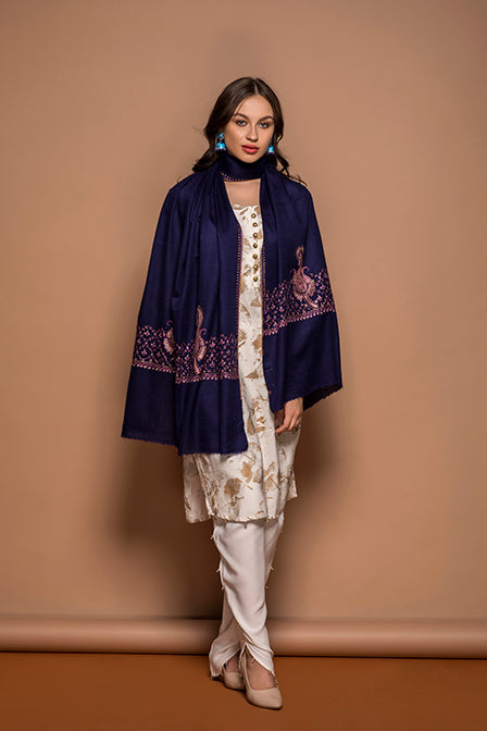 Sozni Paisley Wrap - The Pashm