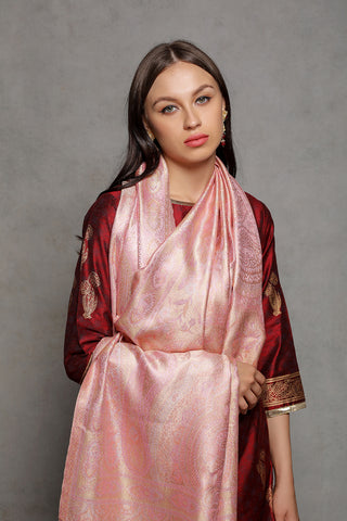 Silk Wrap Blush Pink - The Pashm