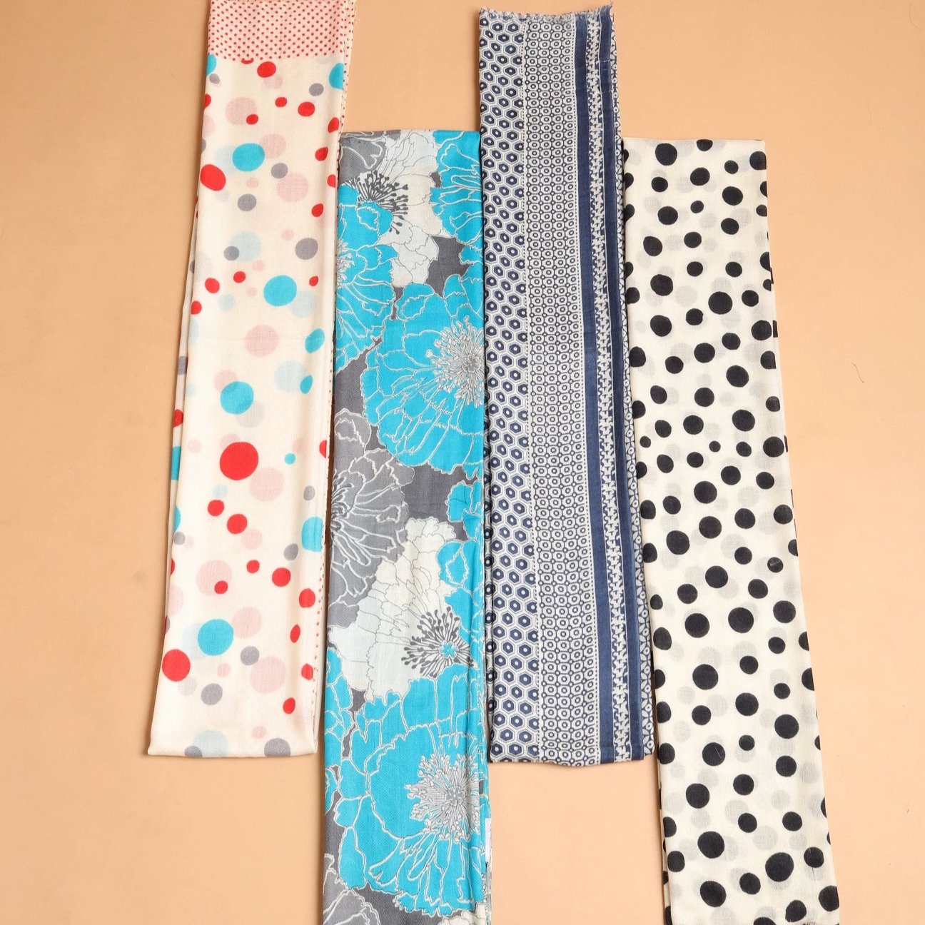 Dot Print Cashmere Scarf