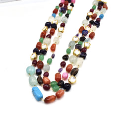 Pareena Multicolor Kundan Necklace - The Pashm