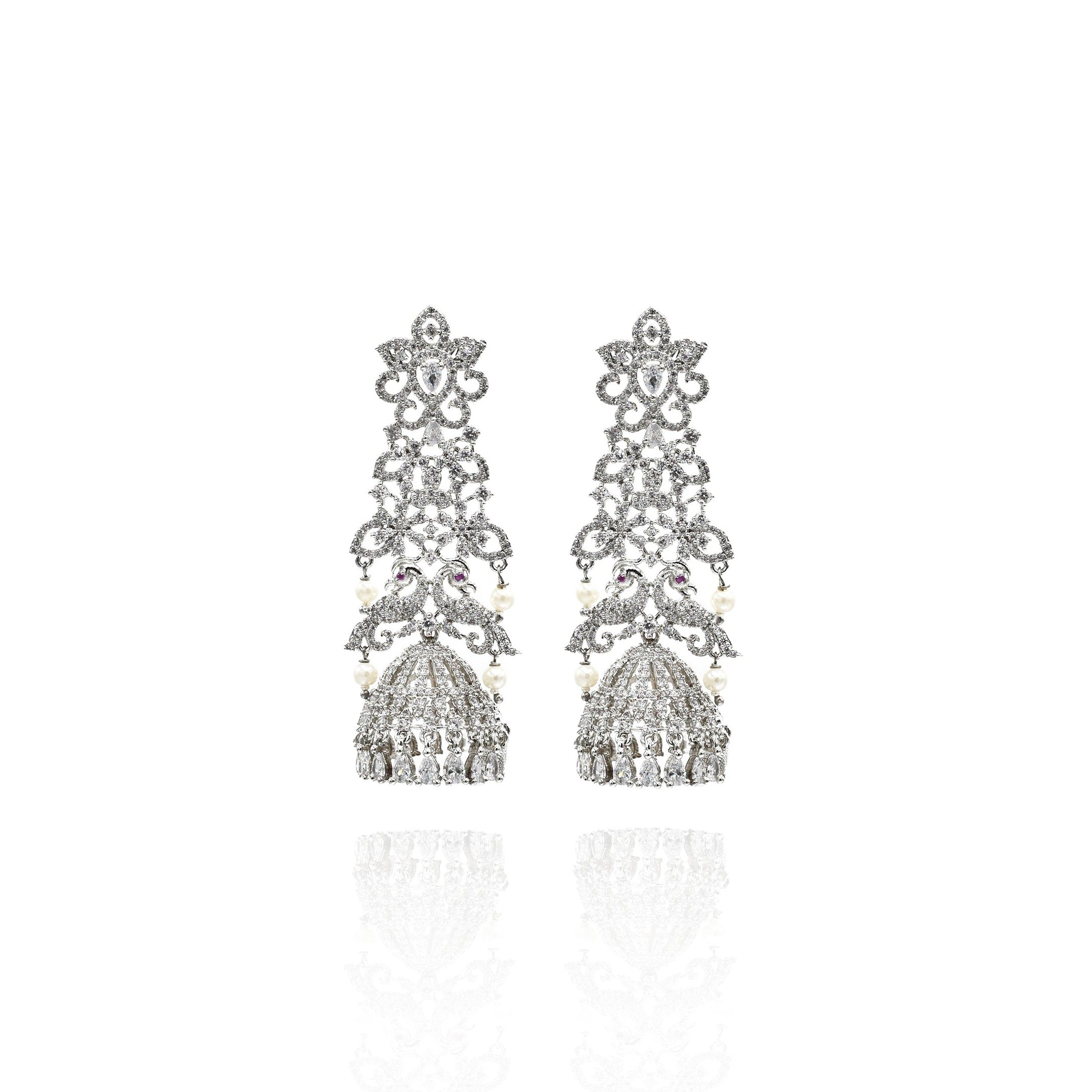 Mayuri Crystal Earrings - The Pashm