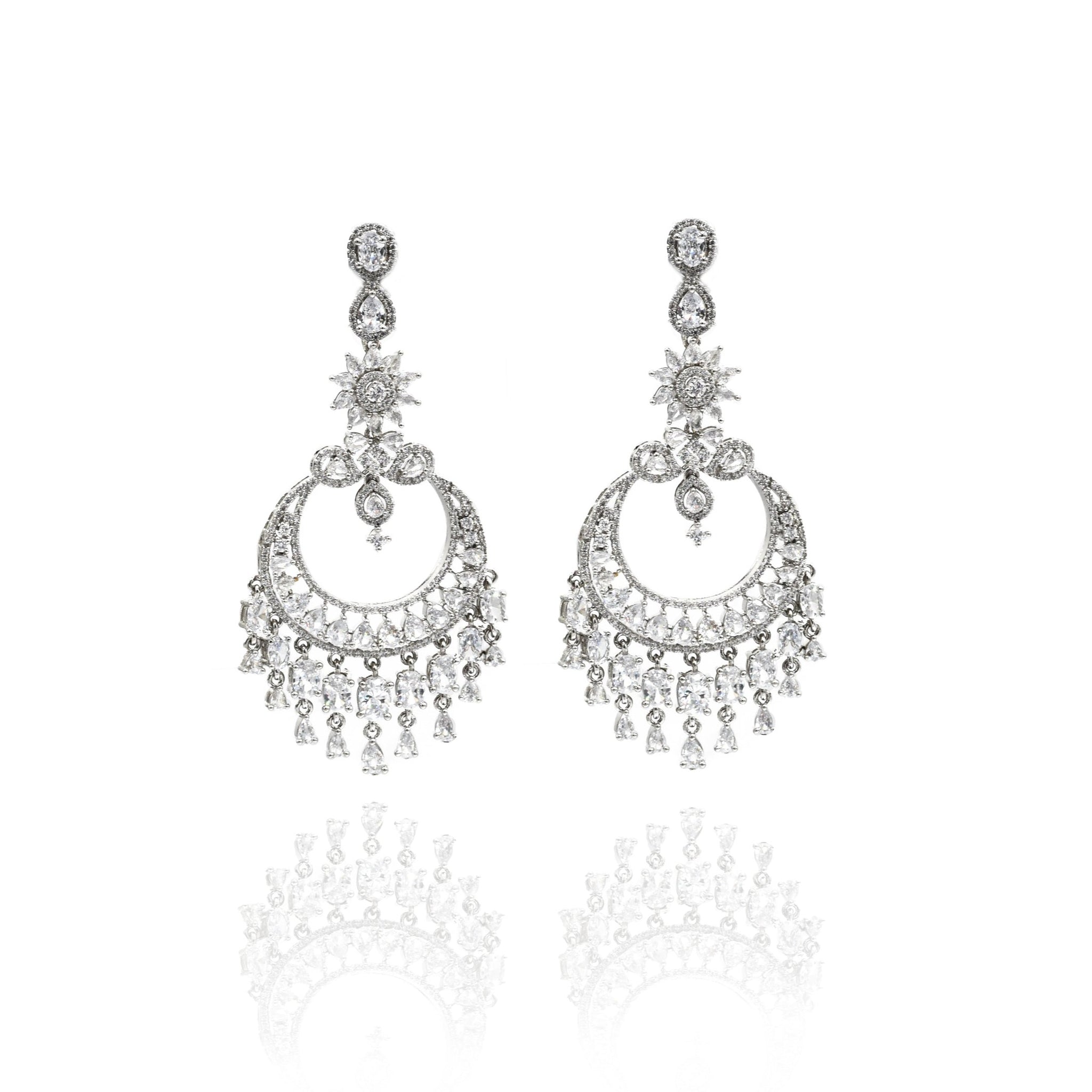 Kareena Crystal Earrings - The Pashm