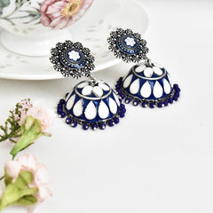 Gul Meenakari Earrings - The Pashm