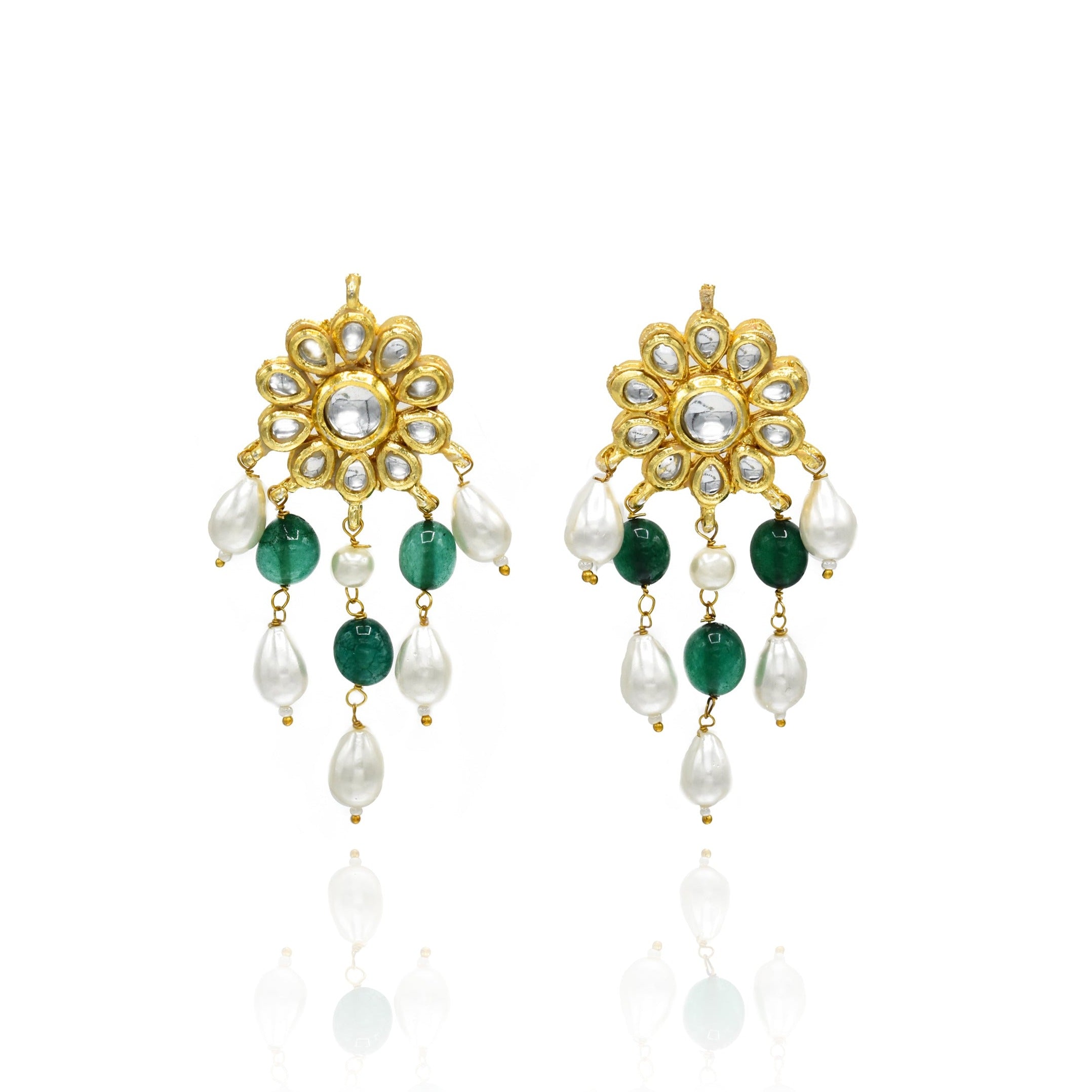 Binnur Green Necklace Set - The Pashm