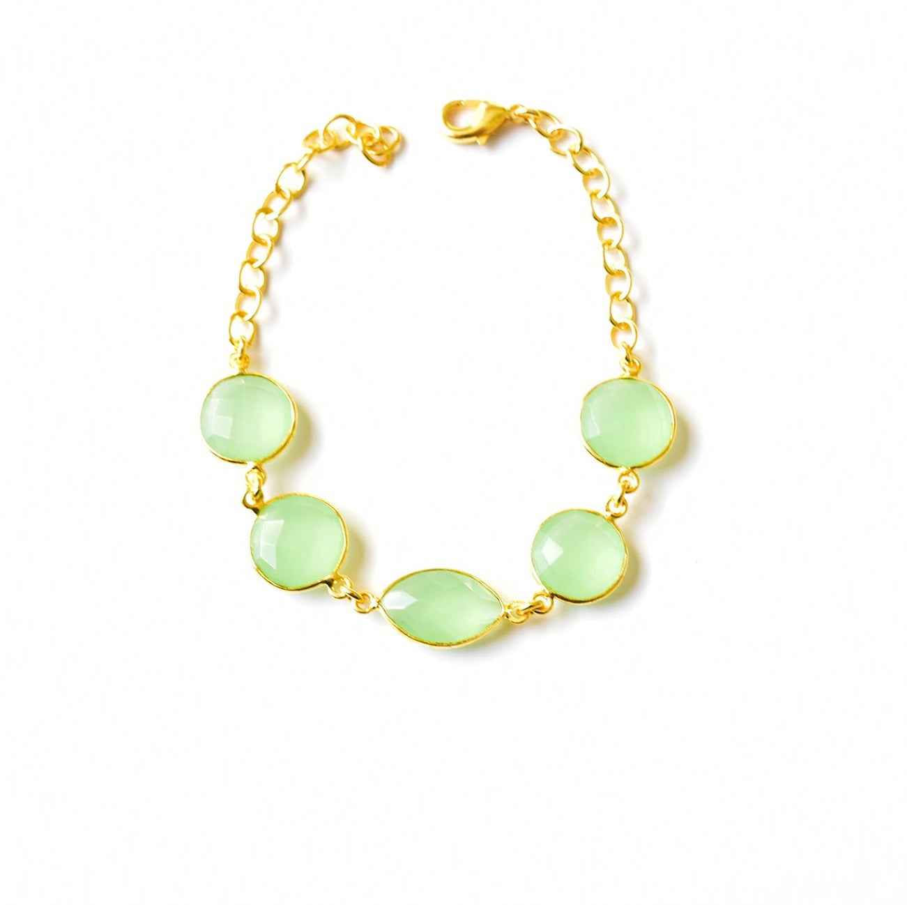 Green Chalcedony Bracelet - The Pashm