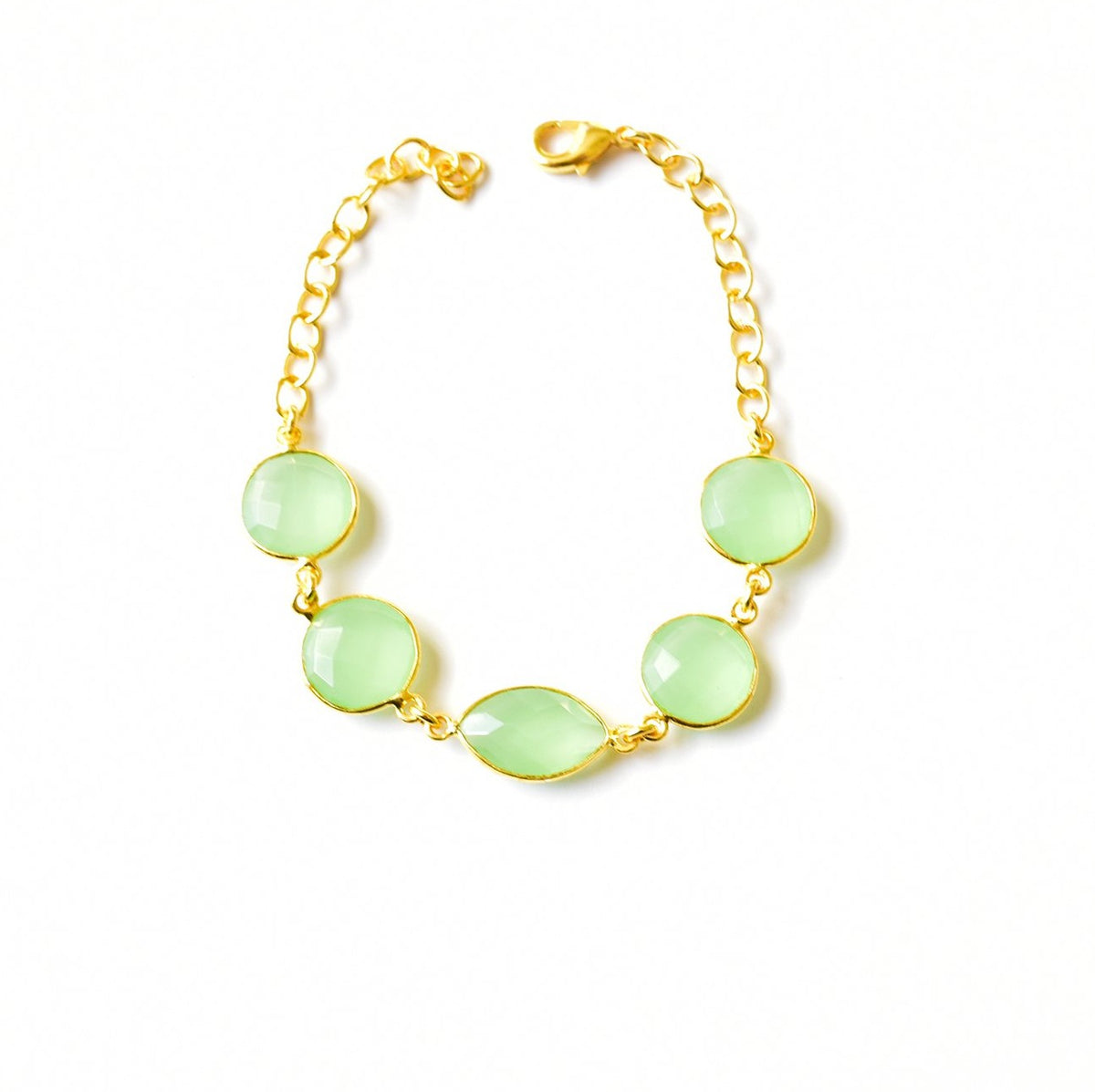 Green Chalcedony Bracelet - The Pashm