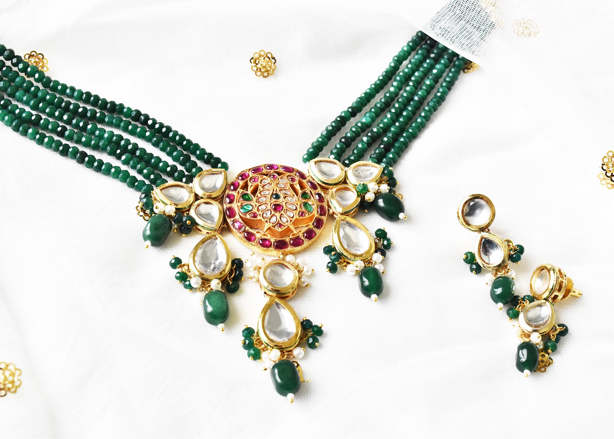 Zaheen Necklace Set - The Pashm