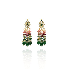 Kanika Green Kundan lac Necklace Set - The Pashm
