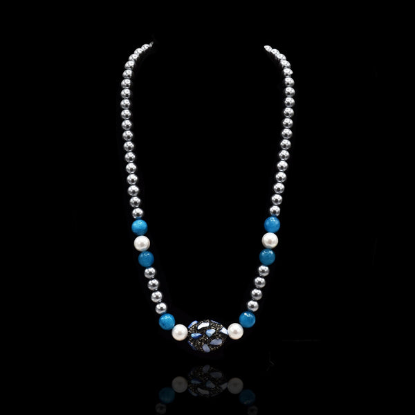 Quinn Grey Pearl Necklace - The Pashm