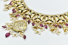 Malika Enameled Kundan Set