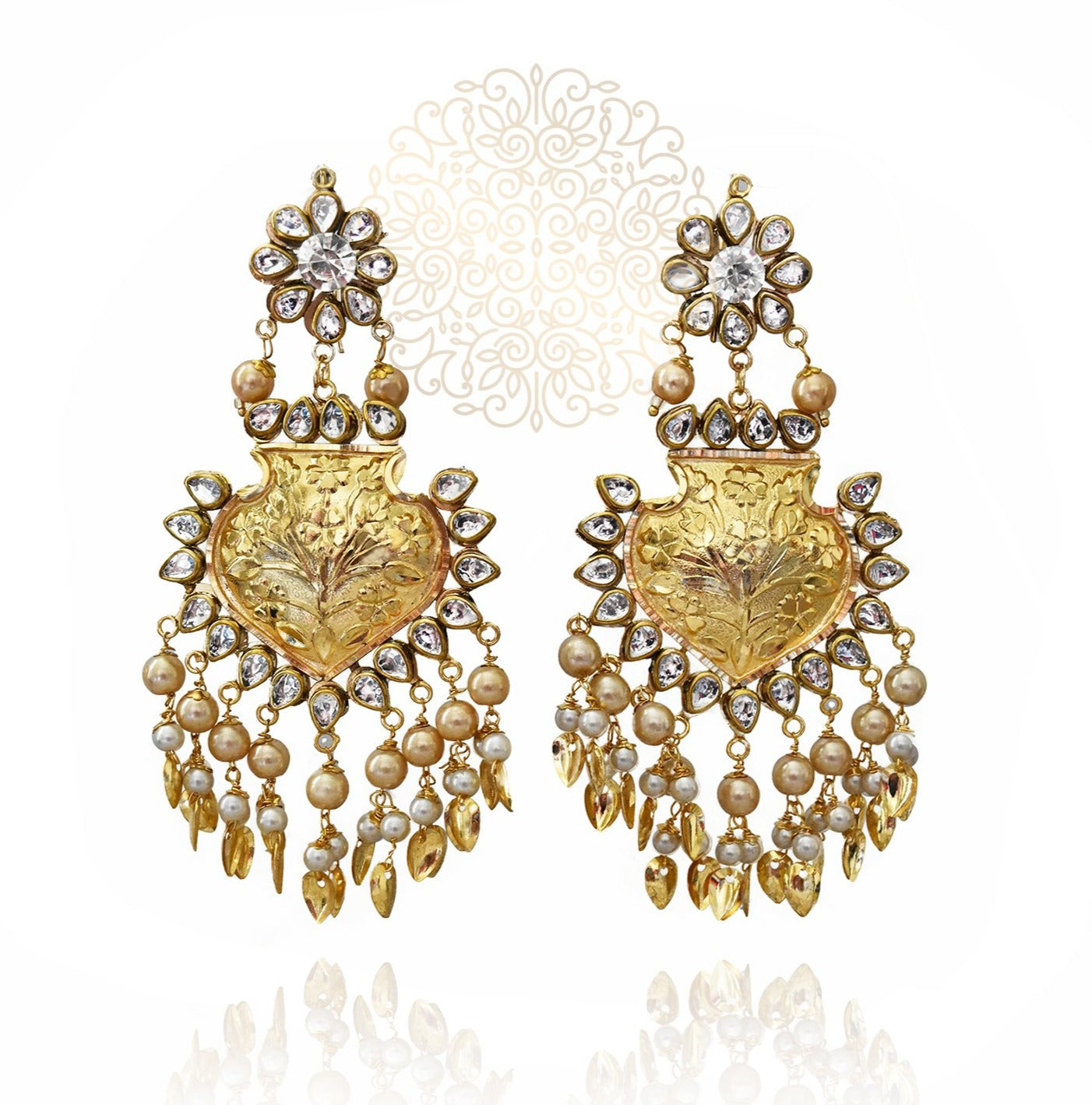 Nylaah Earrings and Tikka Set - The Pashm