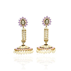 Madhu Meenakari Earrings - Mint - The Pashm