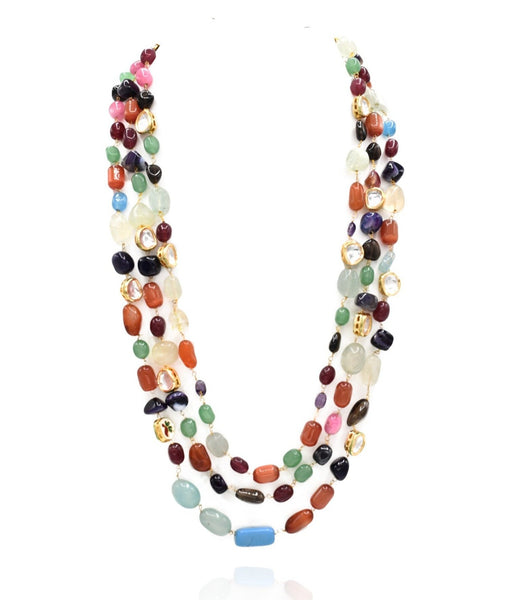 Pareena Multicolor Kundan Necklace - The Pashm