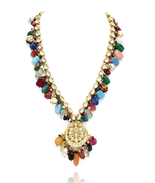 Alia Multicolor Kundan Necklace - The Pashm