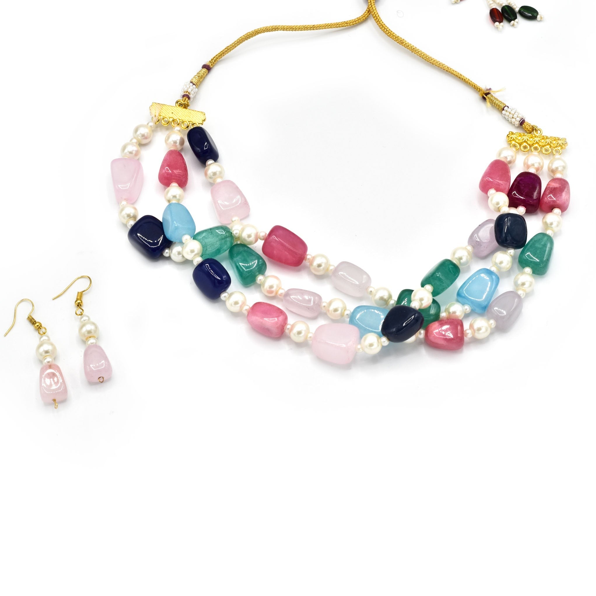 Leena Multicolor Choker Set - The Pashm