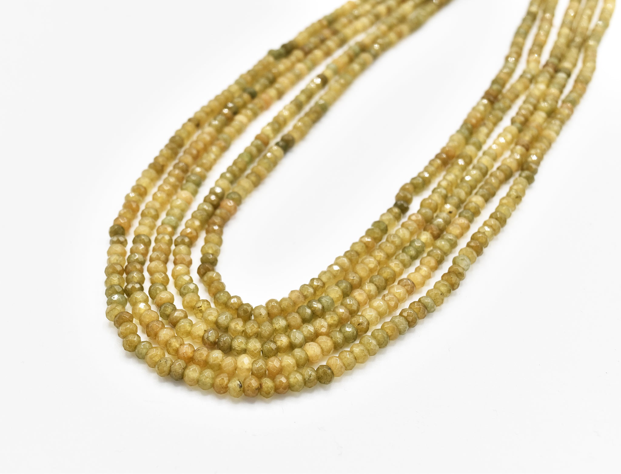 Nino Olive Bead Necklace - The Pashm