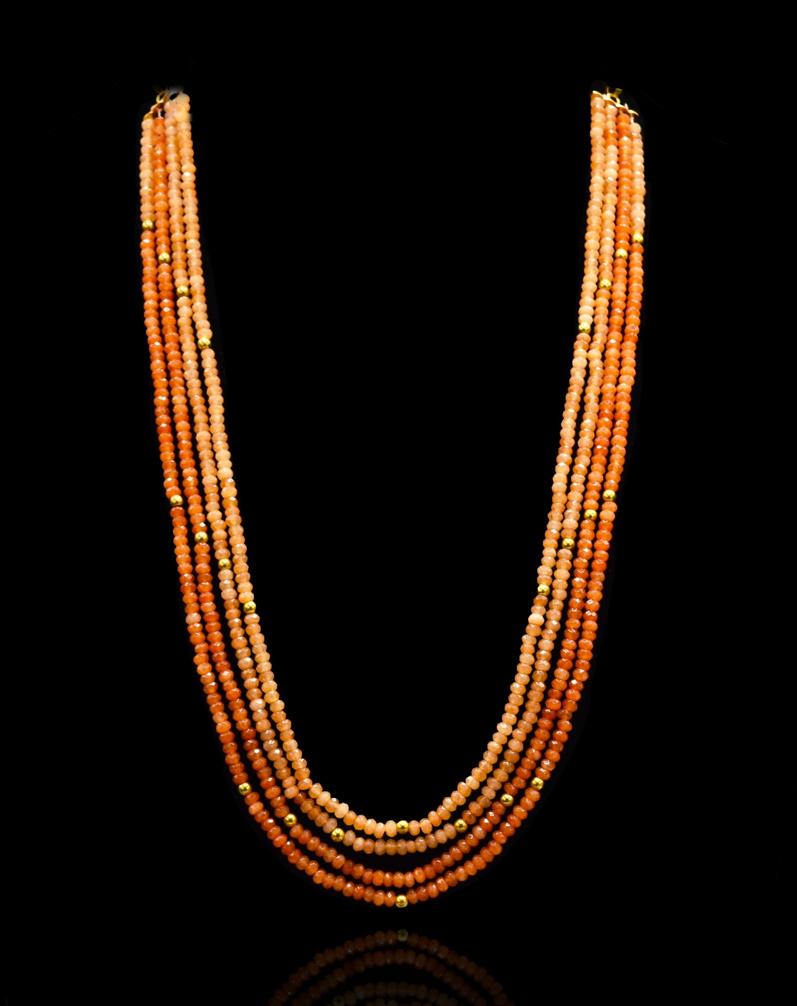 Harper Ombre Multi Layer Bead Necklace - The Pashm