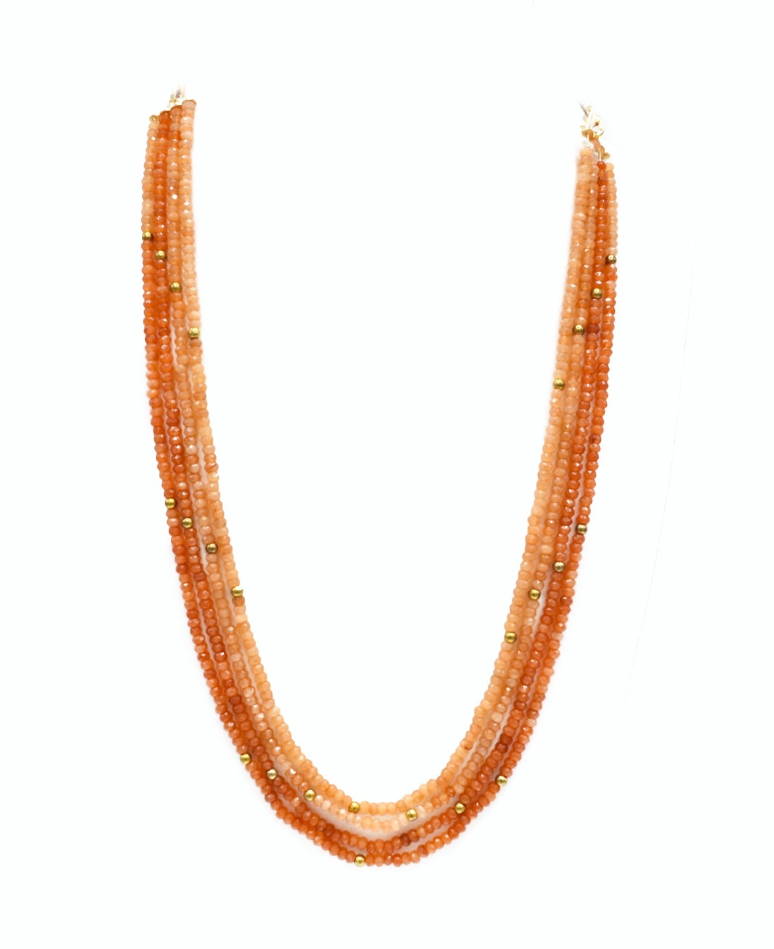 Harper Ombre Multi Layer Bead Necklace - The Pashm