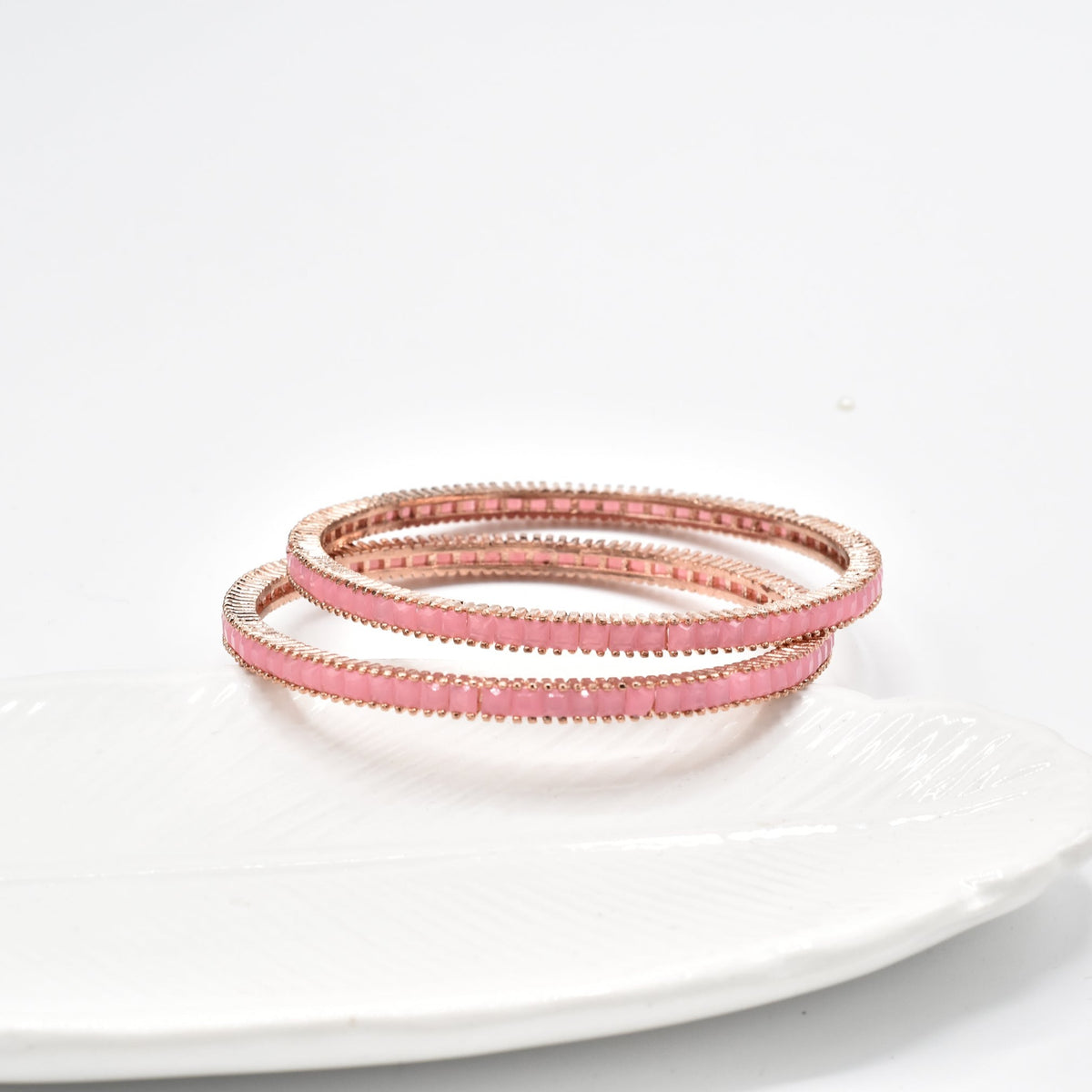 Anna Pink Bangles - The Pashm