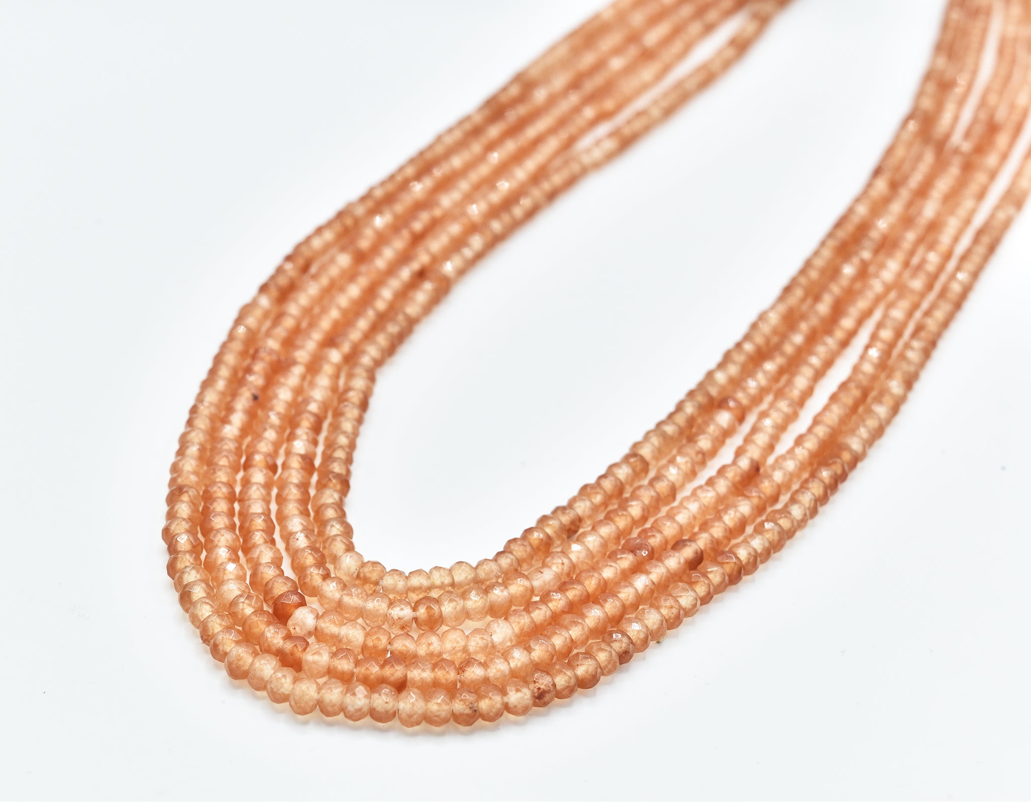 Nino Peach Bead Necklace - The Pashm