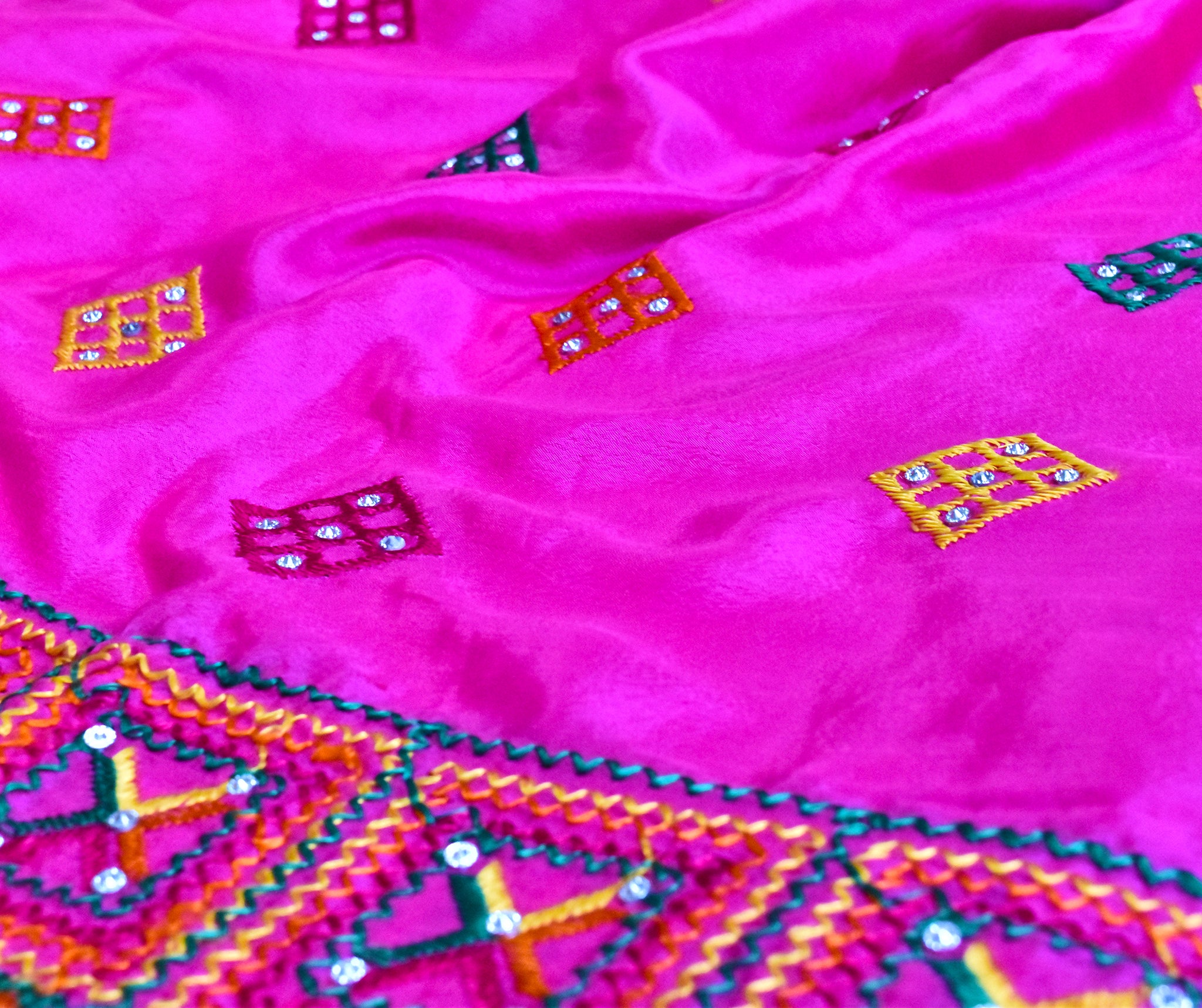 Embellished Border Fulkari