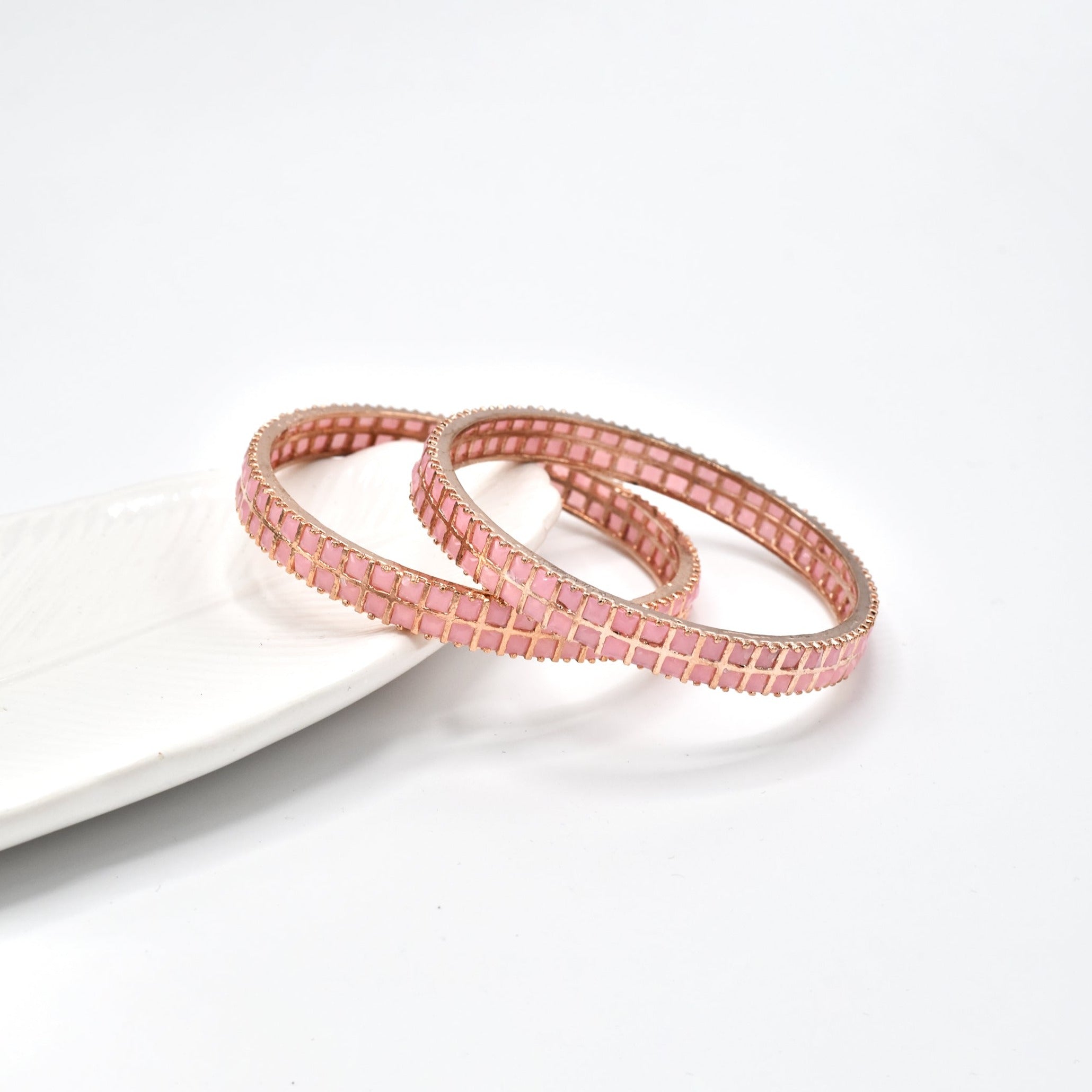 Neha Pink Bangles - The Pashm