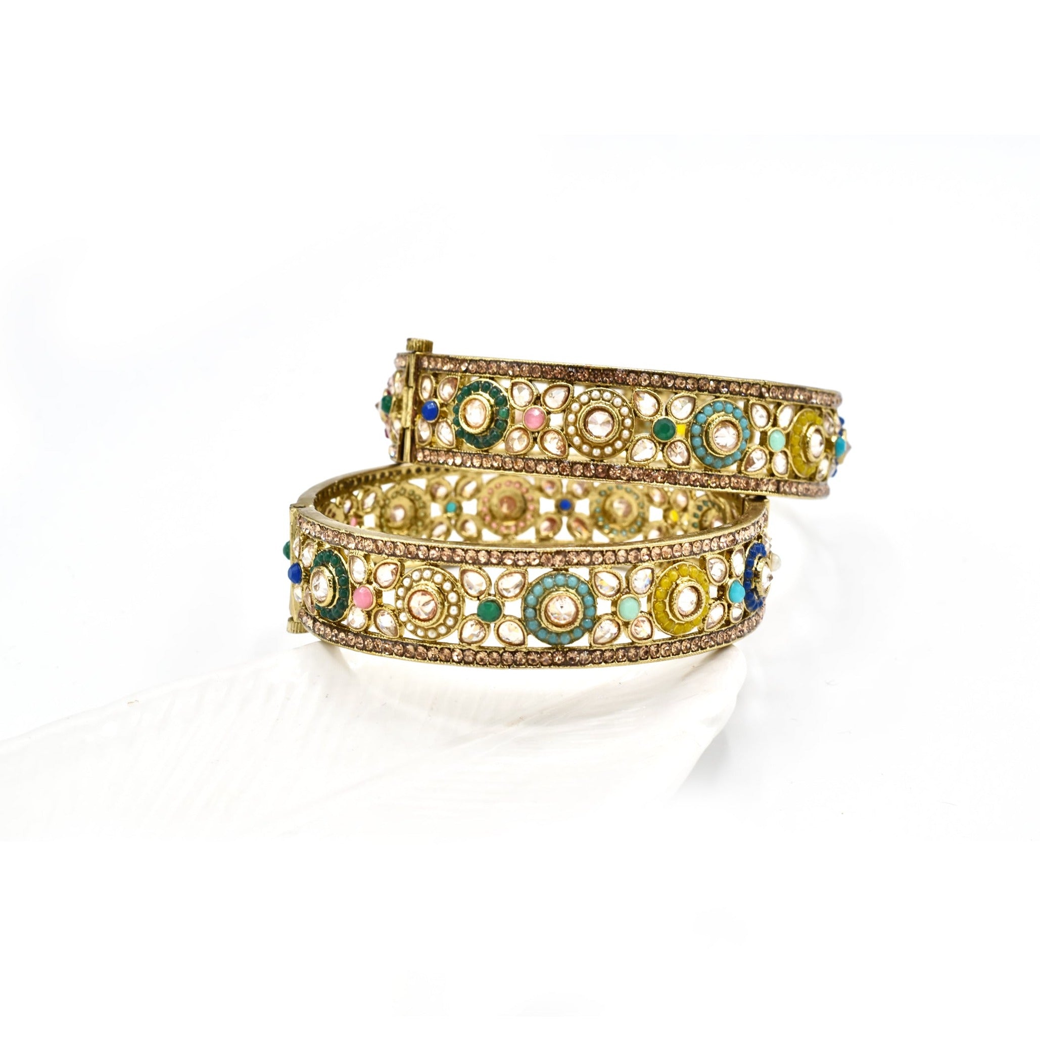 Mirha Polki Bangles - The Pashm