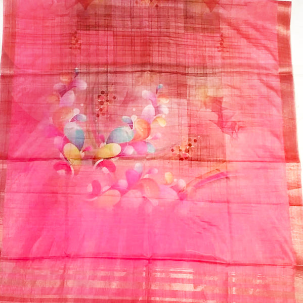 Printed Banarasi Silk Dupatta